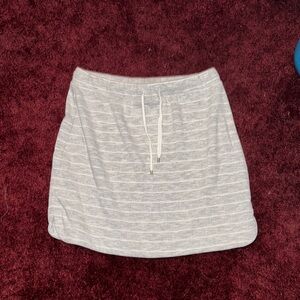 Kenji Gray Striped Women's Skirt